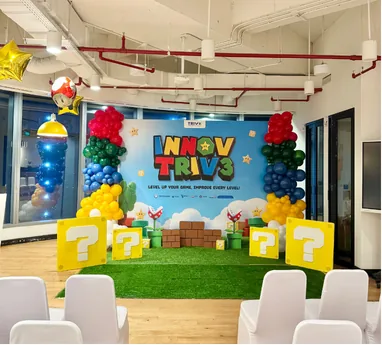 Corporate event decoration detail