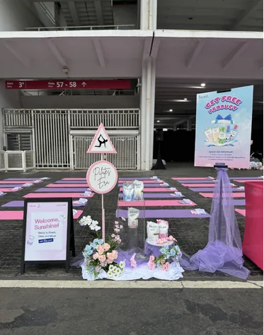 Corporate office celebration decor